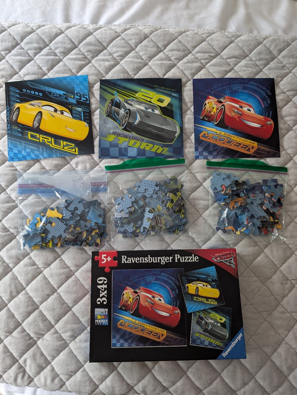 Ravensburger Disney Kids Puzzle. Set Of 6x. Nemo, Cars - Picture 6 of 9